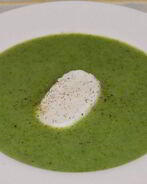 Крем-суп из брокколи и шампиньонов