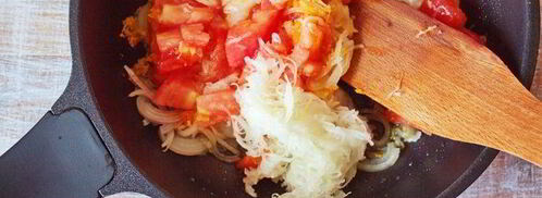 крем-суп из запеченного перца с хрустящими ржаными отрубями. Шаг 4