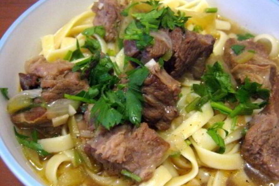 Рецепт лагмана из говядины по-узбекски