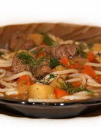 Лагман из конины