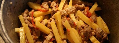 лагман из свинины. Шаг 14