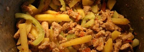 лагман из свинины. Шаг 16