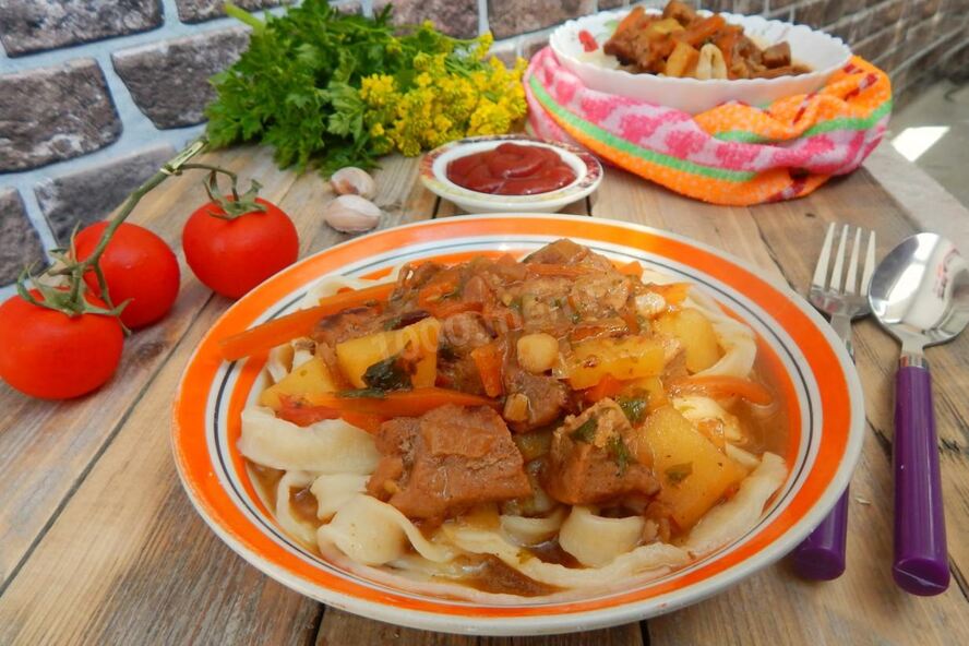 Рецепт лагмана по-татарски из баранины