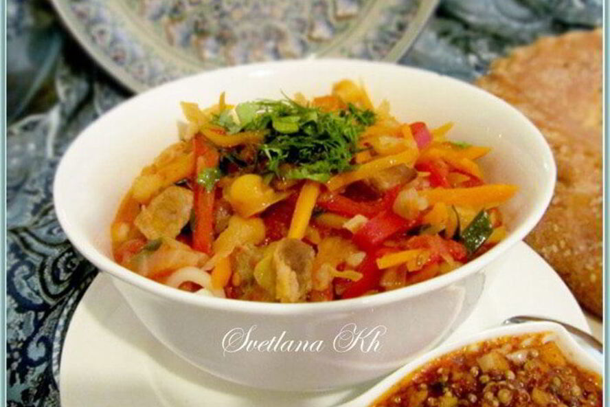 Рецепт лагмана по-уйгурски