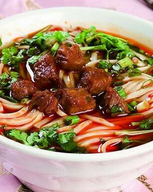 Лагман с говядиной и домашней лапшой