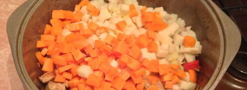 лагман с солеными огурчиками. Шаг 6