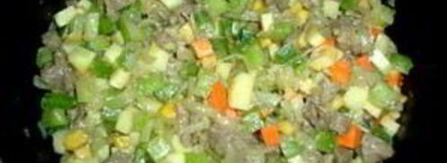 лагман с солеными огурцами. Шаг 3