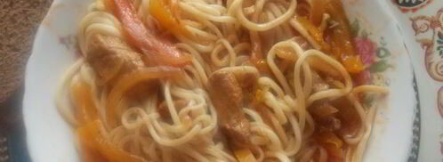 лагман с тянутой лапшой. Шаг 27