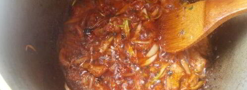 лагман с тянутой лапшой. Шаг 11