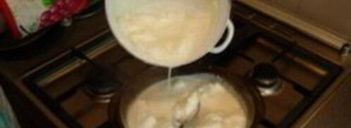 молочный сладкий суп. Шаг 7