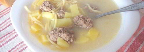 молочный суп с фрикадельками. Шаг 5