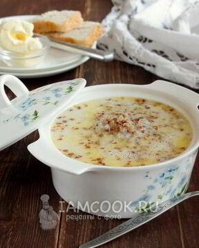 Молочный суп с гречкой