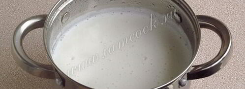 молочный суп с перловой крупой. Шаг 7