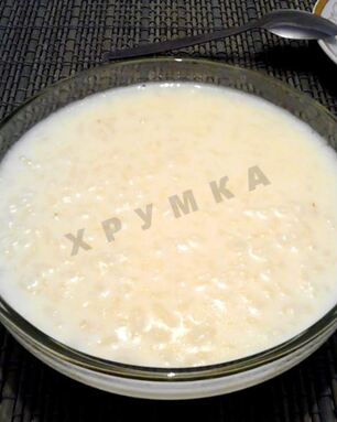 Молочный суп с рисом