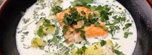 молочный суп с рыбой. Шаг 7