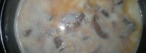 молочный суп с рыжиками. Шаг 10