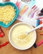 Молочный суп со звездочками