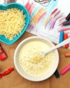 Молочный суп со звездочками