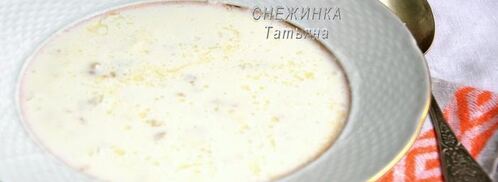 молочный суп затирка. Шаг 6