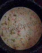 Овощной молочный суп