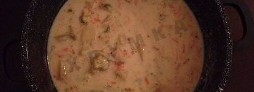 овощной молочный суп. Шаг 5