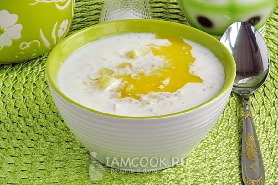 Рецепт супа молочного из ячневой крупы по-латышски