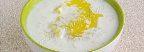 суп молочный из ячневой крупы по-латышски. Шаг 10