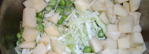 суп молочный с овощами. Шаг 4