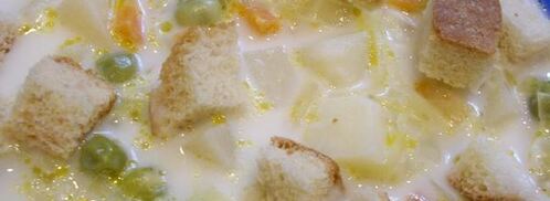 суп молочный с овощами. Шаг 7