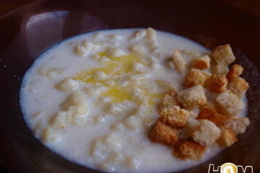 Рецепт супа молочного с цветной капустой