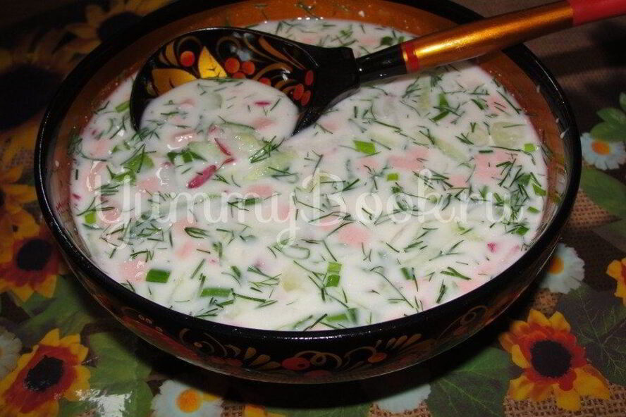 Рецепт окрошки без кваса