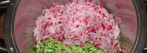 окрошка без кваса. Шаг 7