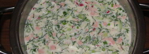 окрошка без кваса. Шаг 11