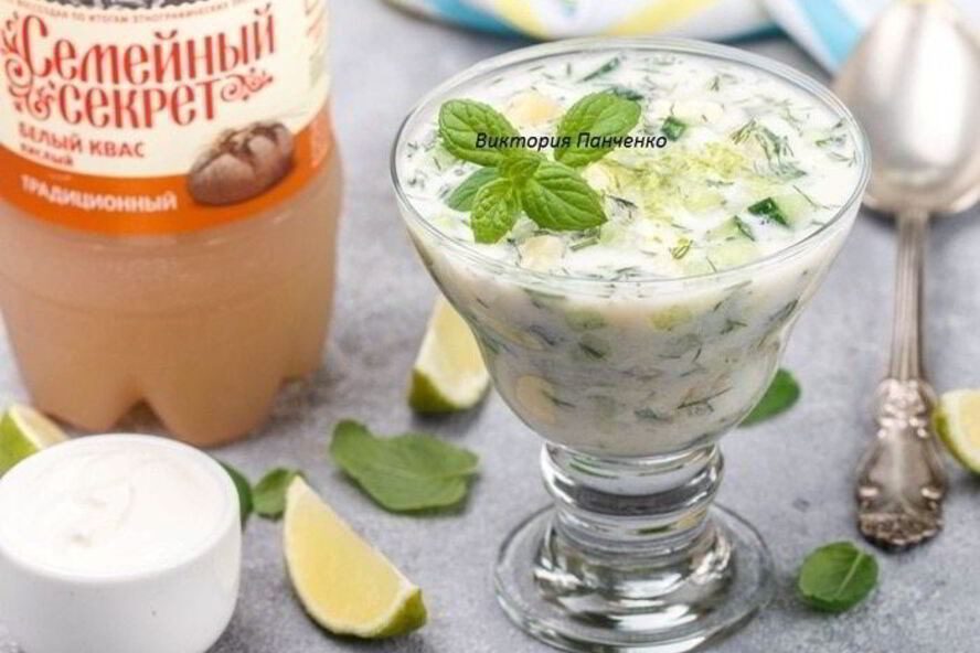 Рецепт окрошки-мохито