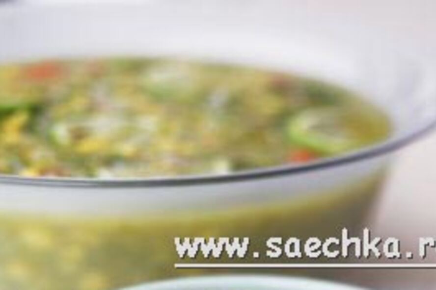 Рецепт окрошки мясной