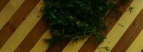 окрошка на кефире с горчицей. Шаг 6