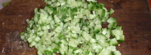 окрошка на курином бульоне. Шаг 4