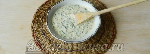 окрошка на лимонной кислоте. Шаг 7