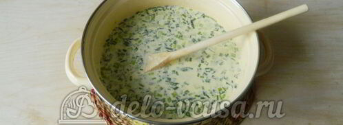 окрошка на лимонной кислоте. Шаг 8