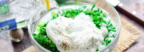 окрошка на минералке. Шаг 8