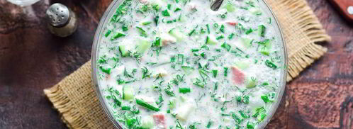 окрошка на минералке. Шаг 9