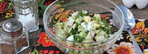 окрошка на тане. Шаг 12