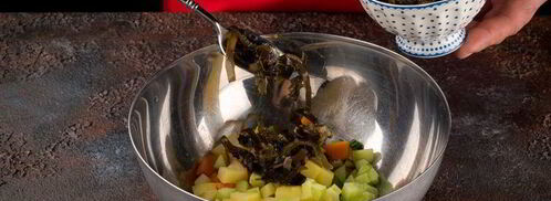 окрошка оригинальная. Шаг 4