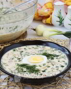 Окрошка с горчицей