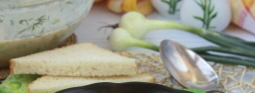 окрошка с горчицей. Шаг 12