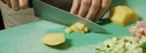 окрошка с колбасой. Шаг 5