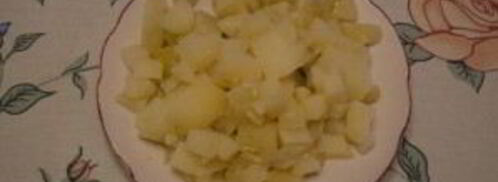 окрошка с копченой грудкой. Шаг 6