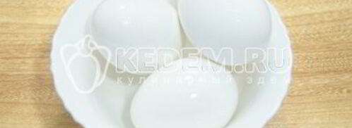 окрошка с курицей на квасе. Шаг 5