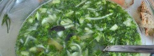 окрошка с рыбой. Шаг 11