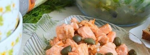 окрошка с рыбой. Шаг 12